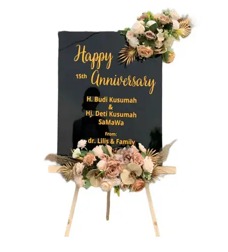 Papan Bunga Akrilik Gelangan